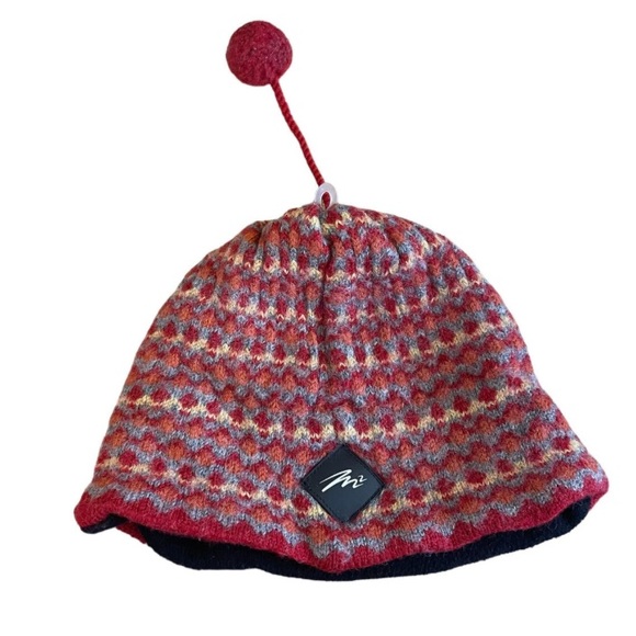 Merkley headgear vail bright multi colour red orange yellow grey! beanie/hat - Picture 15 of 16